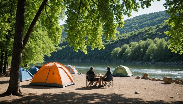 Camping en ardèche en bord de rivière : vivez l'expérience au camping le plan d'eau à saint-privat