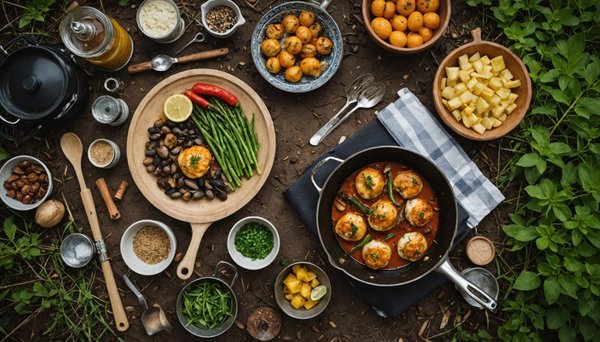Les accessoires indispensables pour cuisiner en plein air pendant vos séjours nature